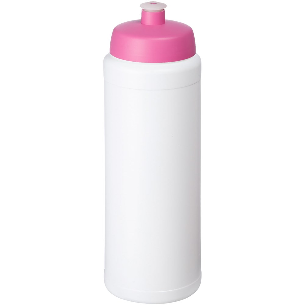 Baseline® Plus grip 750 ml sportfles met sportdeksel - Wit, Roze