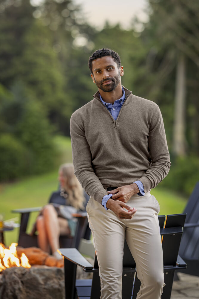 Cutter & Buck - Edgemont Chinos Heren Beige 3430