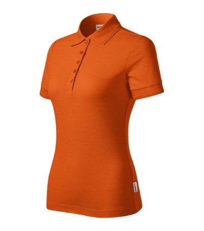 Poloshirt dames Reserve Zwart - oranje 11 (brand label)