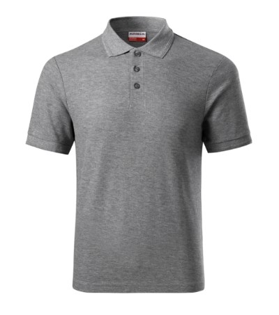 Poloshirt heren Reserve dark gray melange